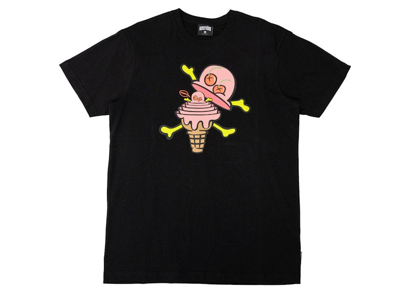 Ice Cream Nesting Tee Black