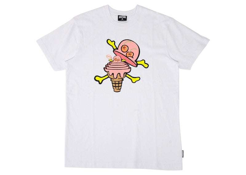 Ice Cream Nesting Tee White