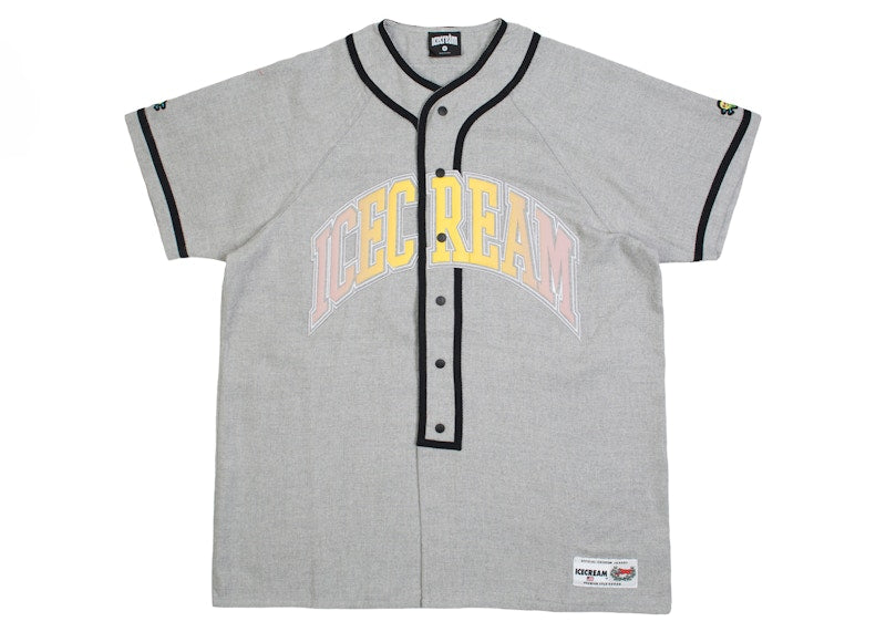 Ice Cream Play Ball Knit Jersey Tee Gray