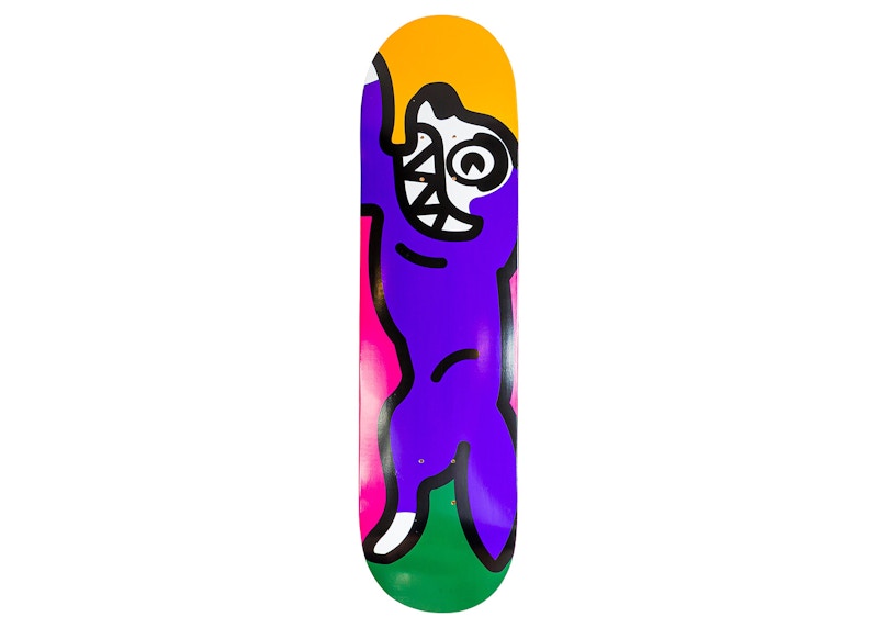 Ice Cream Simon Says Skateboard Deck Yellow/Purple