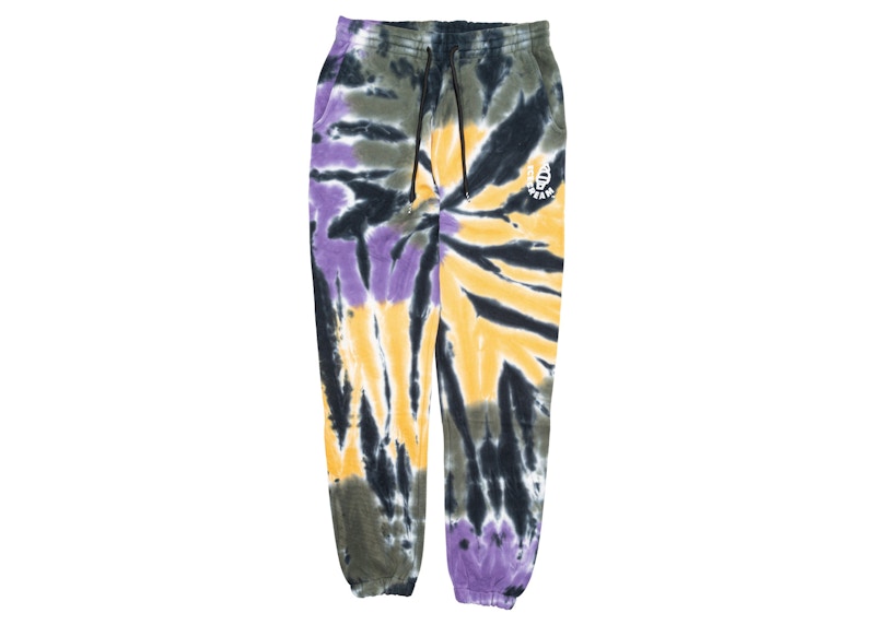 Ice Cream Spiral Vision Jogger Pants Black/Tie Dye