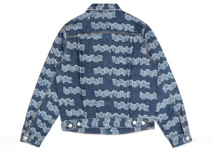 Ice Cream x Vandy All Over Denim Jacket Jacquard Indigo