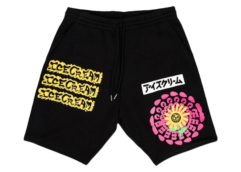 Ice Cream Avalanche Short Shorts Black