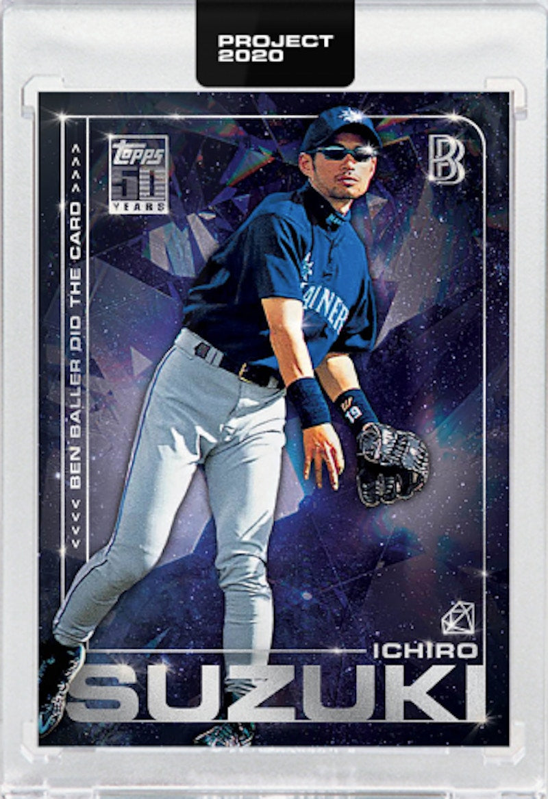 Ichiro Suzuki 2001 Topps Project 2020 Ben Baller Artist Proof /20 #1