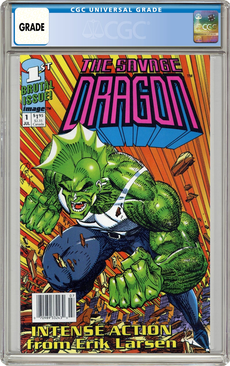 Image Savage Dragon (1992 1st Series) #1N Comic Book CGC Graded
