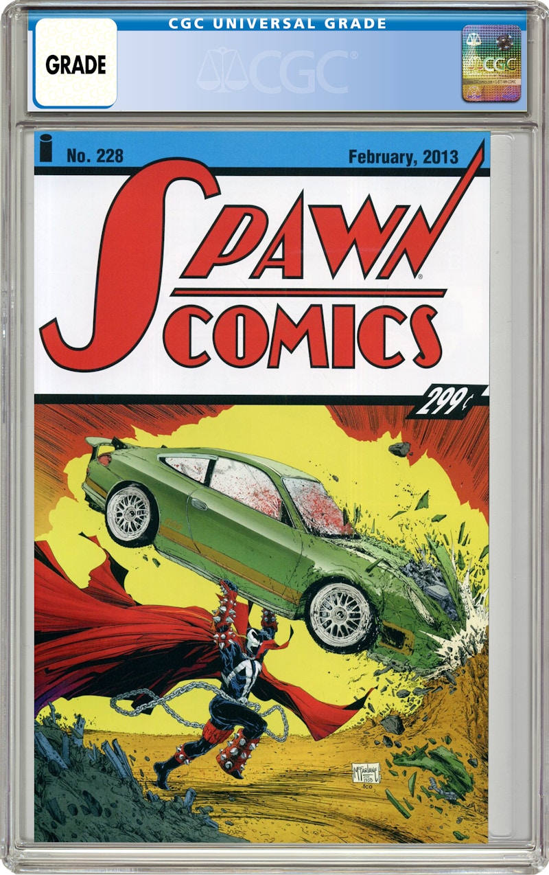 Image Spawn #228 (Action Comics #1 Cover Homage) Comic Book CGC Graded