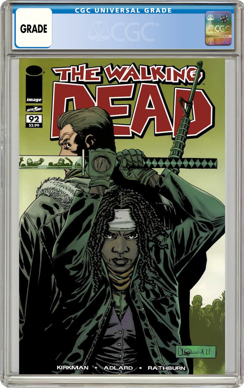 Image Walking Dead #92 Comic Book CGC Graded