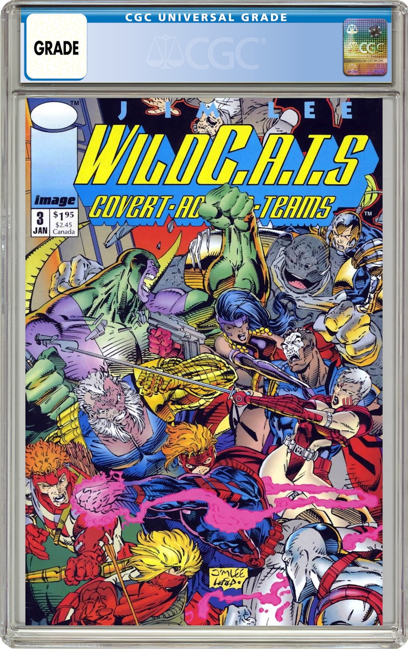 Image Wildcats Covert Action Teams (1992) #3 Comic Book CGC Graded