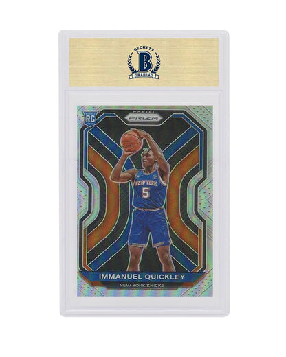 Immanuel Quickley 2020 Panini Prizm Rookie Silver #296 (PSA or BGS Graded)