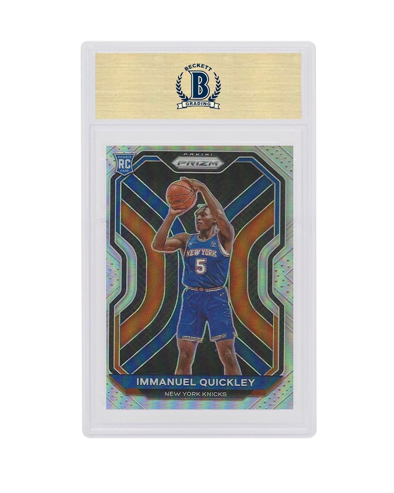 Immanuel Quickley 2020 Panini Prizm Rookie Silver #296 (PSA or BGS Graded)
