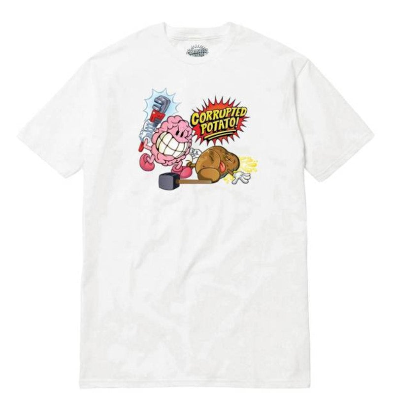 Imran Potato Corrupted Potato Tee White