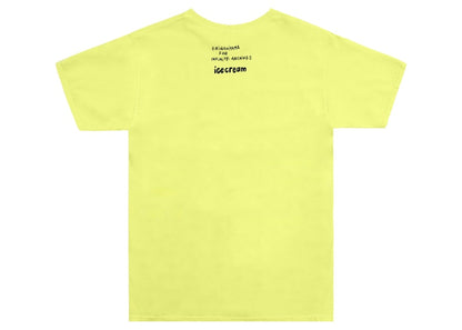 Infinite Archives x Ice Cream Classic Cream T-Shirt Yellow