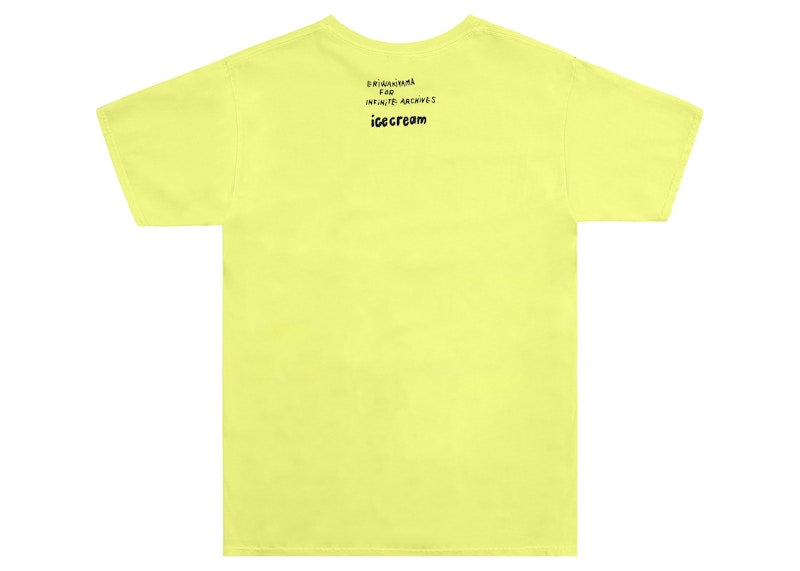 Infinite Archives x Ice Cream Classic Cream T-Shirt Yellow