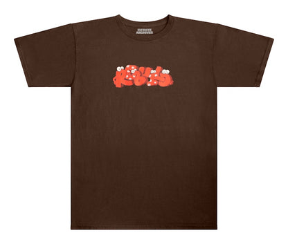 Infinite Archives x KAWS T-Shirt Brown