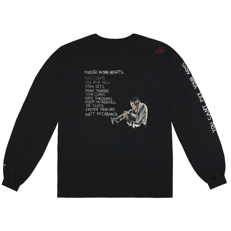 Infinite Archives x Matt Mccormick Forever In Our Hearts L/S Tee Black