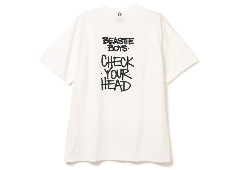 Insonnia Projects x Beastie Boys Check Your Head T-Shirt Vintage White