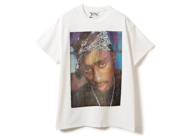 Insonnia Projects x Tupac Shakur D T-Shirt Vintage White
