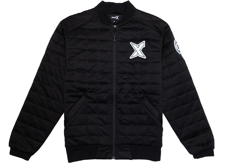 StockX IPO Internal StockX Bomber Jacket Black/Black/White