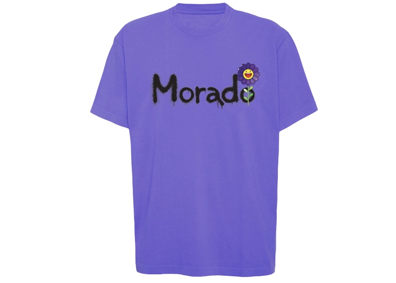 J Balvin Morado x Takashi Murakami Script Tee Purple