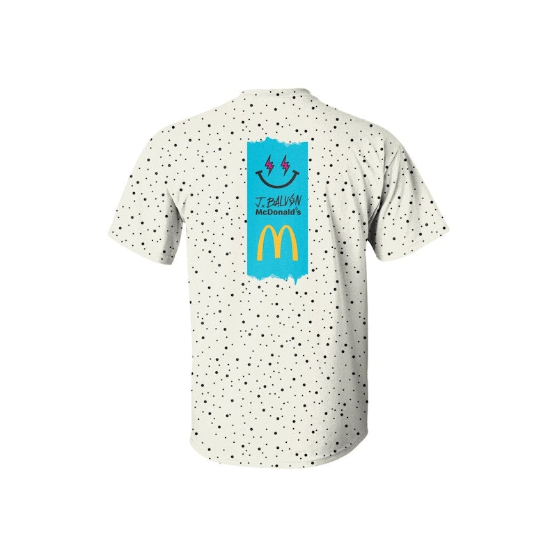 J Balvin x McDonald's Ice Cream Tee 1 White