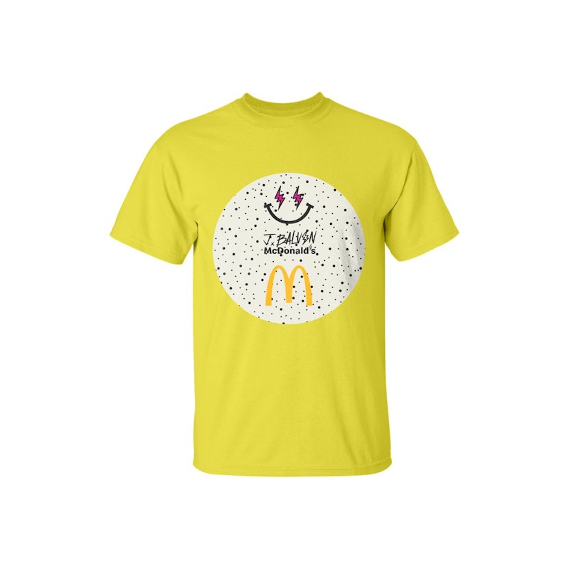 J Balvin x McDonald's Ice Cream Tee 2 Yellow