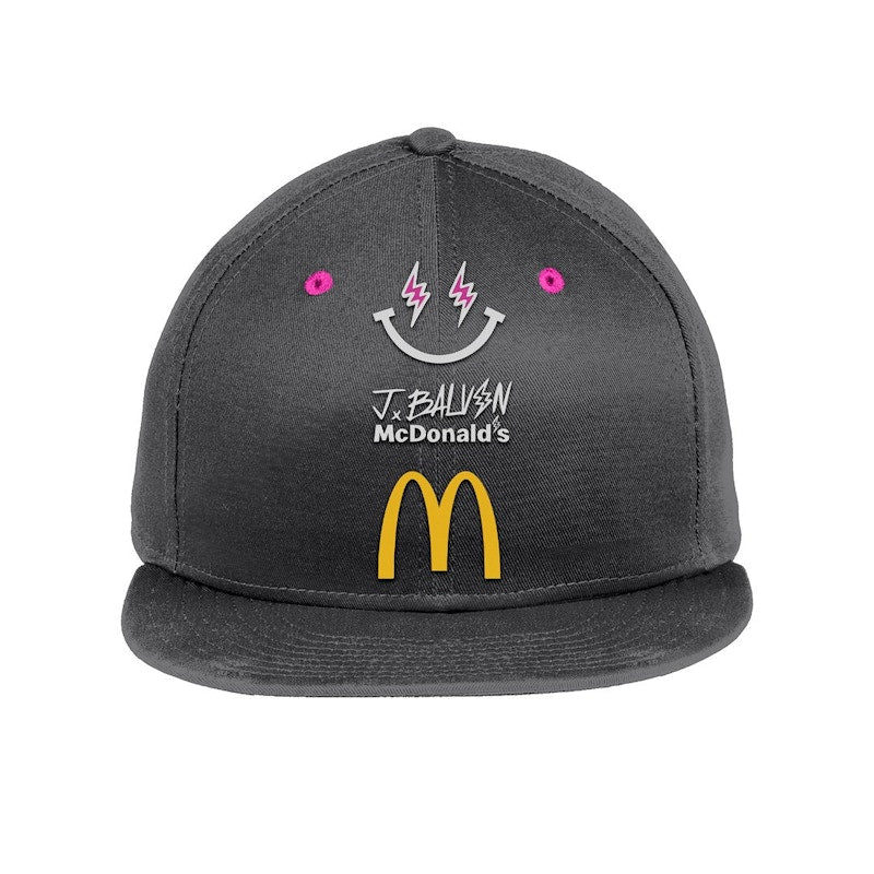 J Balvin x McDonald's Logo Snapback 1 Yellow