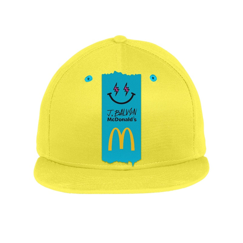 J Balvin x McDonald's Logo Snapback 2 Yellow