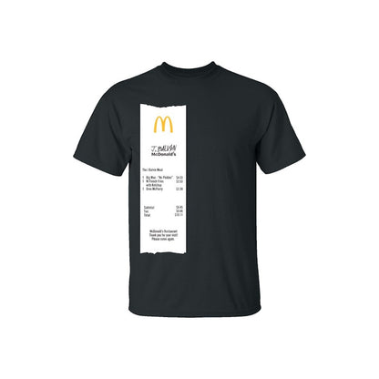 J Balvin x McDonald's Meal Tee Black
