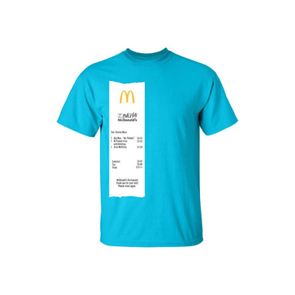 J Balvin x McDonald's Meal Tee Blue