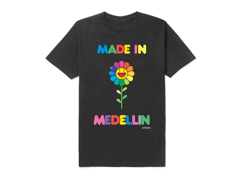 J Balvin x Takashi Murakami Made In Medellin Tee Black