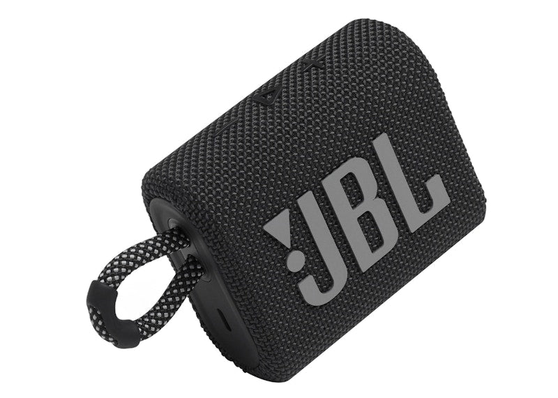 JBL GO3 Portable Waterproof Wireless Speaker JBLGO3BLKAM Black