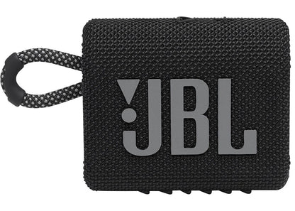 JBL GO3 Portable Waterproof Wireless Speaker JBLGO3BLKAM Black