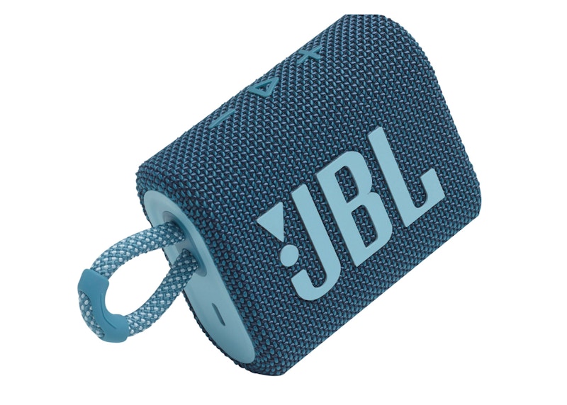 JBL GO3 Portable Waterproof Wireless Speaker JBLGO3BLUAM Blue