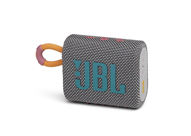 JBL GO3 Portable Waterproof Wireless Speaker JBLGO3GRYAM Gray