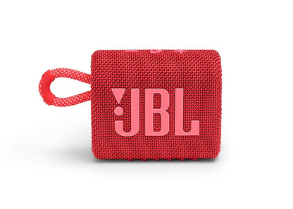 JBL GO3 Portable Waterproof Wireless Speaker JBLGO3REDAM Red
