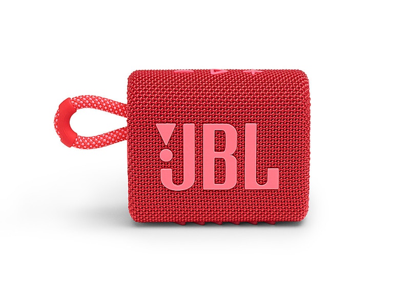 JBL GO3 Portable Waterproof Wireless Speaker JBLGO3REDAM Red