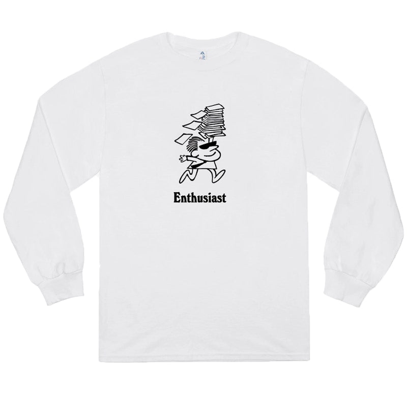 JJJJound Enthusiast L/S Tee White