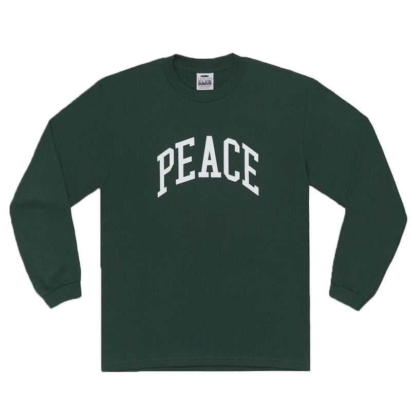 JJJJound Peace University L/S Tee Green