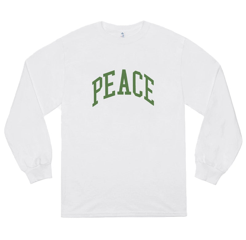JJJJound Peace University L/S Tee White