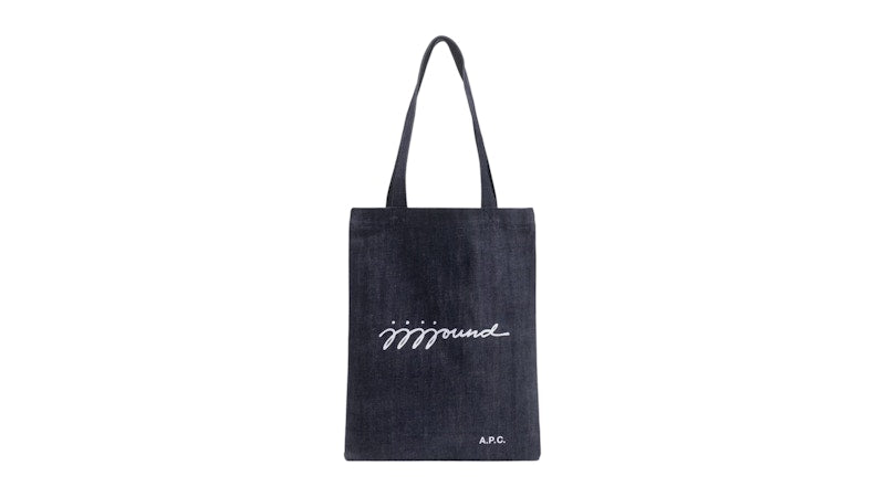 JJJJound x A.P.C. Shopping Small Tote Bag Indigo