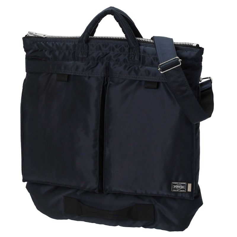 JJJJound x Porter 2 Way Mini Helmet Bag Iron Blue