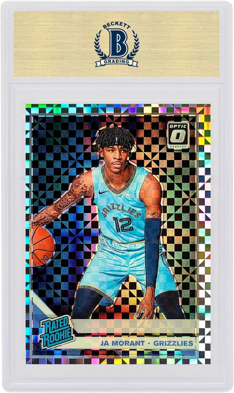 Ja Morant 2019 Donruss Optic Rookie Checkerboard #168 (PSA or BGS Graded)