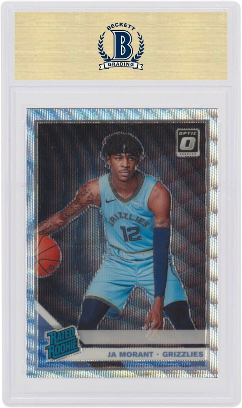 Ja Morant 2019 Donruss Optic Rookie Fanatics Box Set #168 (PSA or BGS Graded)