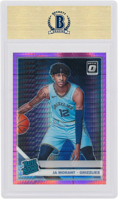 Ja Morant 2019 Donruss Optic Rookie Hyper Pink #168 (PSA or BGS Graded)