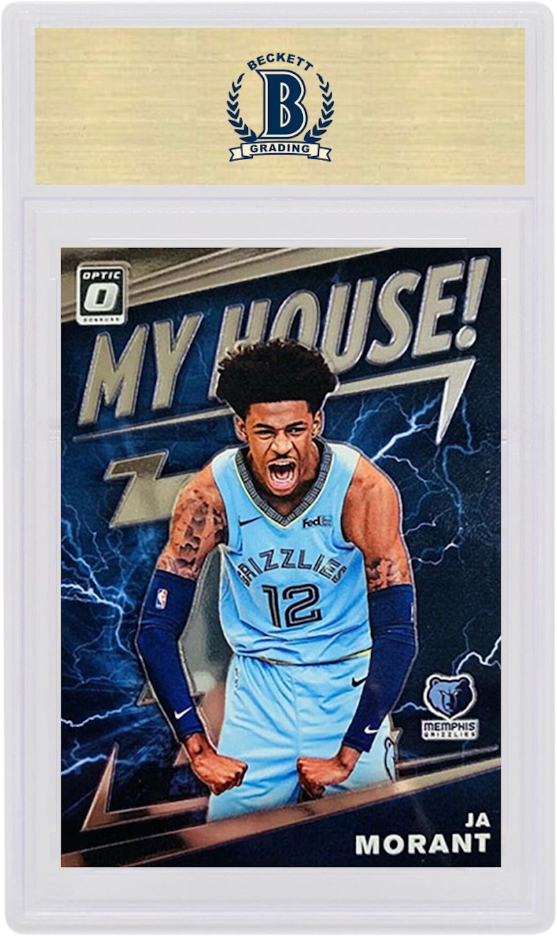 Ja Morant 2019 Panini Donruss Optic Rookie My House #7 (PSA or BGS Graded)