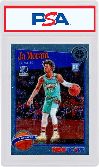 Ja Morant 2019 Panini Hoops Premium Tribute Rookie #296 (PSA or BGS Graded)