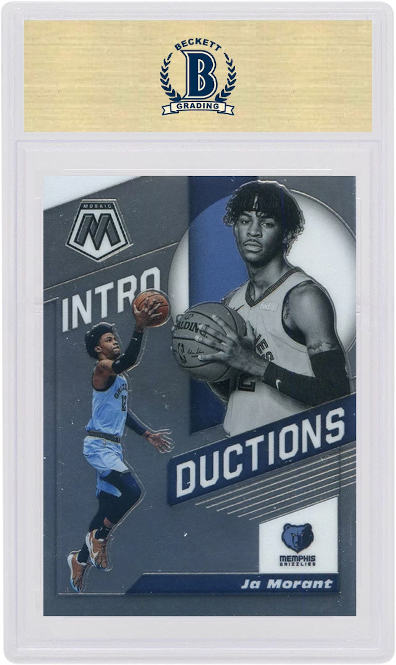 Ja Morant 2019 Panini Mosaic Introductions Rookie #7 (PSA or BGS Graded)
