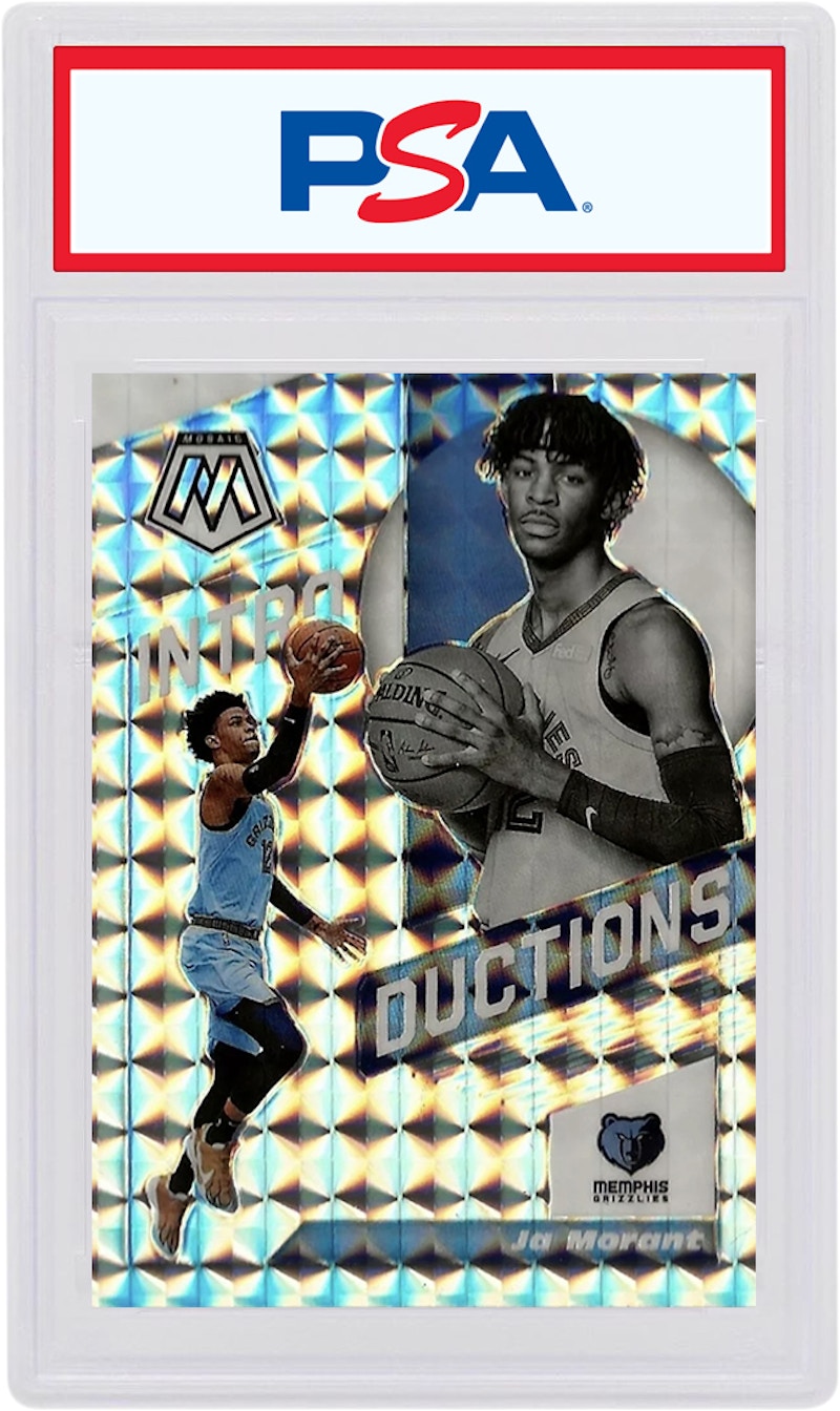 Ja Morant 2019 Panini Mosaic Introductions Rookie Mosaic #7 (PSA or BGS Graded)
