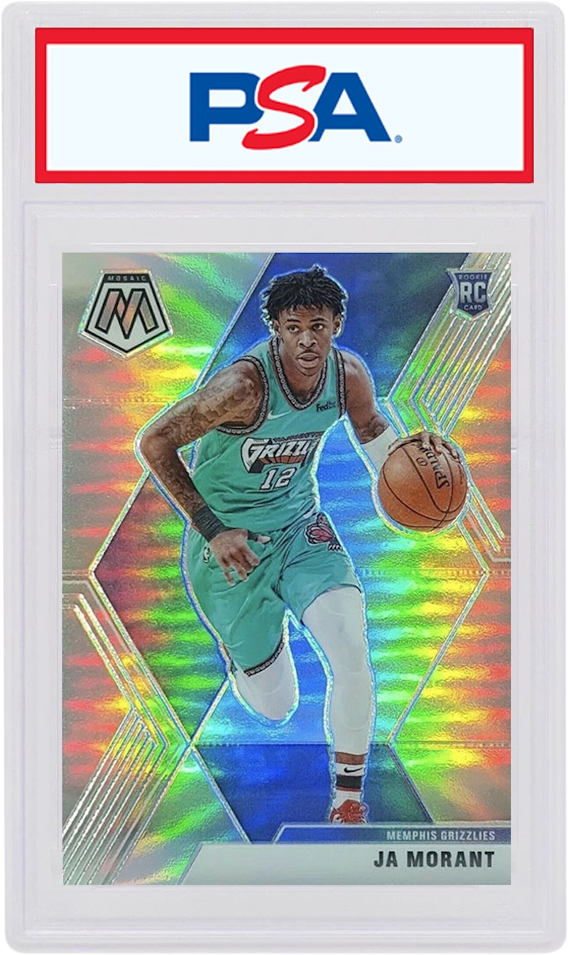 Ja Morant 2019 Panini Mosaic Rookie Silver #219 (PSA or BGS Graded)