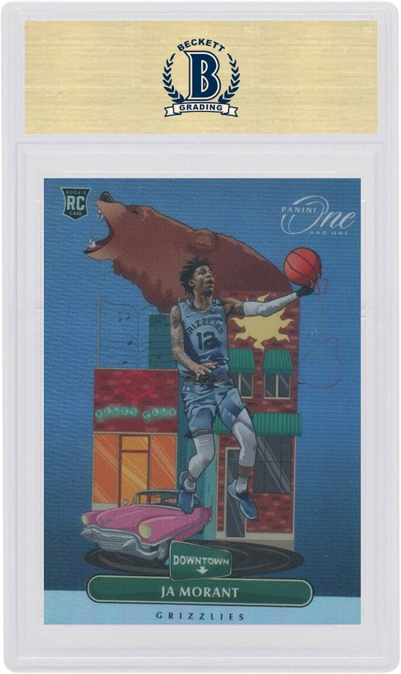 Ja Morant 2019 Panini One and One Downtown Rookie #16 (PSA or BGS Graded)